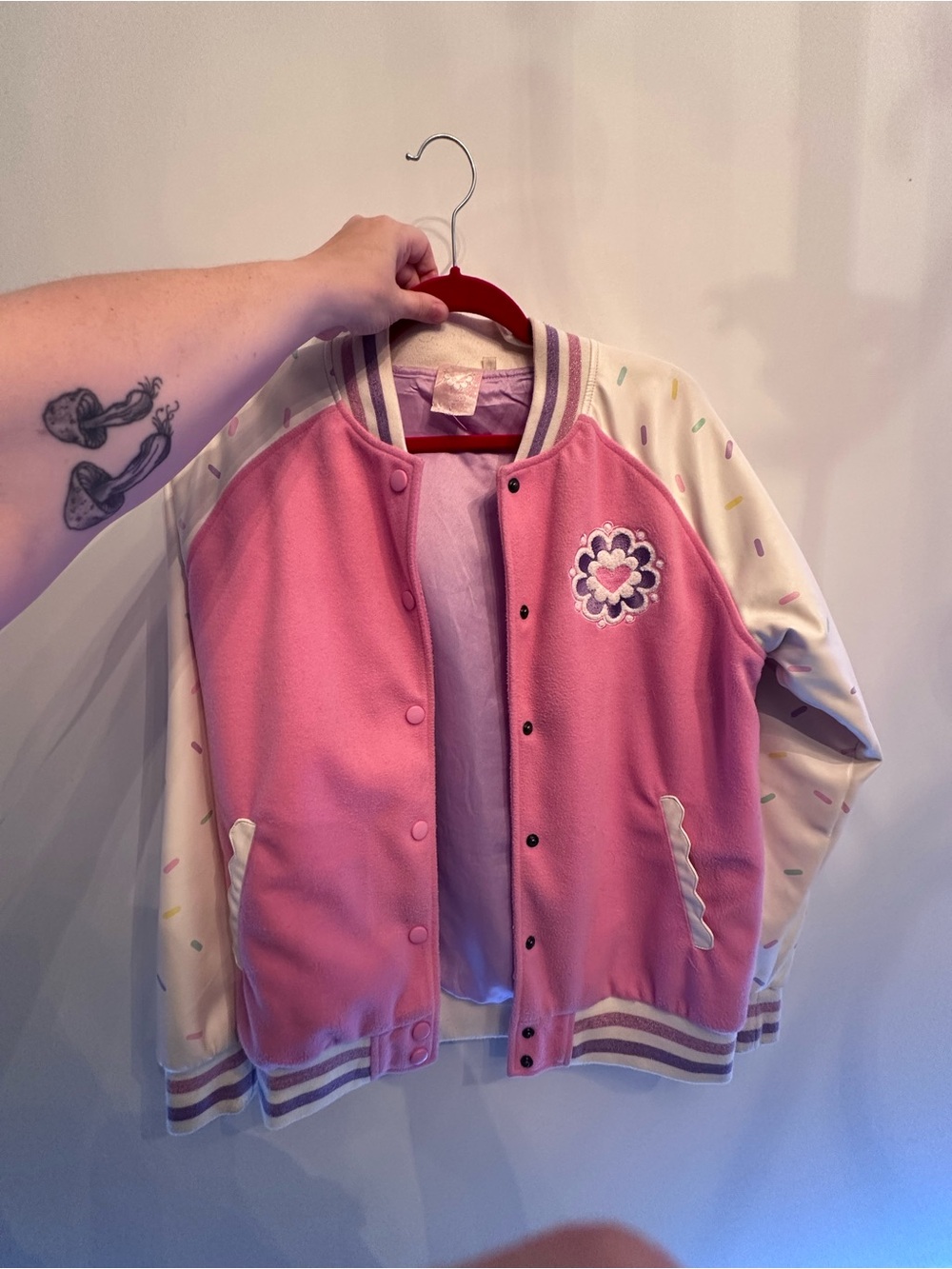 MISS KIKA STAY SWEET VARSITY JACKET